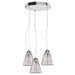 3 Light Round Crystal Pendant