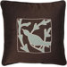 T-2322 18" Decorative Pillow in Chocolate