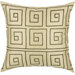 T-3505 18" Decorative Pillow in Light Gold / Brown