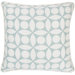 18" Decorative Pillow in Off White / Grey