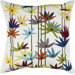 18" Decorative Accent Pillow Embroidered Details