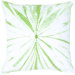 Green and White Decorative Pillow