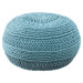 Cable Knit Pouf Ottoman