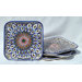Tabarka Design Square Plates (Set of 4)