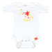 The Messy Line - Sauce Toss Infant Bodysuit Shirt in White