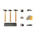 Hammer & Dolly 13Pc Set-Wood Hndls