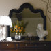 Costa Del Sol Coronation Mirror in Dark Woodtone