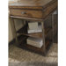 European Farmhouse Art Industrial Companion End Table