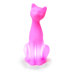 Siamese Cat Pet Lamp in Hot Pink