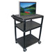 40" High,  Low Priced Open Shelf Table
