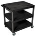 33.5" 3 Shelf Heavy Duty Cart