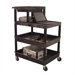 Stand-Up Tool/Utility Cart with Extra Tub Shelf