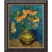 Crown Imperial Fritillaries in a Copper Vase by Vincent Van Gogh, Framed Canvas Art- 23.97" x 19.97"