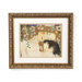 Three Ages of Woman-Mother and Child (Detail IV) by Gustav Klimt, Framed Print Art - 12.78" x 14.85"