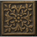Renaissance 4" x 4" Roma Accent Tile in Antique Bronze