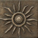 Renaissance 2" x 2" Siena Insert Tile in Antique Bronze