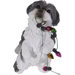 Standing Silver Shih Tzu Christmas Ornament
