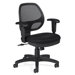 Low-Back Mesh Office Chair with Arms