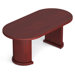 Margate Racetrack Conference Table with two 0.5 Drum Bases