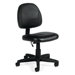 Low-Back Leather Pneumatic Task Chair