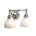 Wellington Vanity Light Fixture with Two Lights