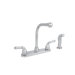 Sanibel Two Handle Centerset Kitchen Faucet with Matching Spray