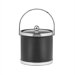 Sophisticates 3 Qt Ice Bucket with Metal Cover in Black