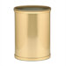 Mylar Waste Basket in Brushed Brass