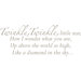 Twinkle, Twinkle Baby Wall Wishes Decal
