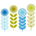 Jonathan Adler Flower Garland Wall Art Kit