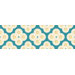 Jonathan Adler Elephant Paisley Stripe Wall Decal