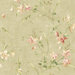 Willow Cottage Lily Trail Wallpaper in Khaki