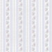 Satin Rose Linen Floral Stripe Wallpaper in Silvered Blue Tonal Harlequin