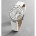 Women's Straps Transparency Watch in Silver White