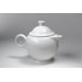White 44 Oz Covered Teapot