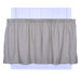 Logan Gingham Check Print Tailored Tier Curtains in Linen