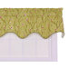 Cranwell Lined Duchess Filler Window Curtain Valance in Green