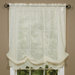 Hathaway Exquisite Scroll Motif on a Faux Linen Balloon Shade