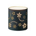 Snowflake Porcelain Votive Tealight