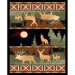 Lodge Design Wolf and Deer Novelty Rug