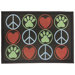 PB Paws & Co. Multi Peace Paws Tapestry Rug