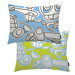 Blue Transport Pillow