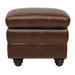 Levi Leather Ottoman