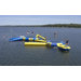 Aqua Jump 150-Eclipse Trampoline with Launch and Log