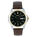 Men's Solar Watch with Leather Strap