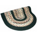 Minuteman Plaid Mix with Dark Green Solids Multi Rug