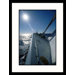 Deck of Yacht Under Sail Framed Photograph