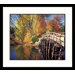 Concord Bridge Fall Framed Photograph