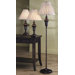 Athens 3 Piece Lamp Set in Dark Brown