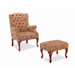 Walker Chair and Ottoman